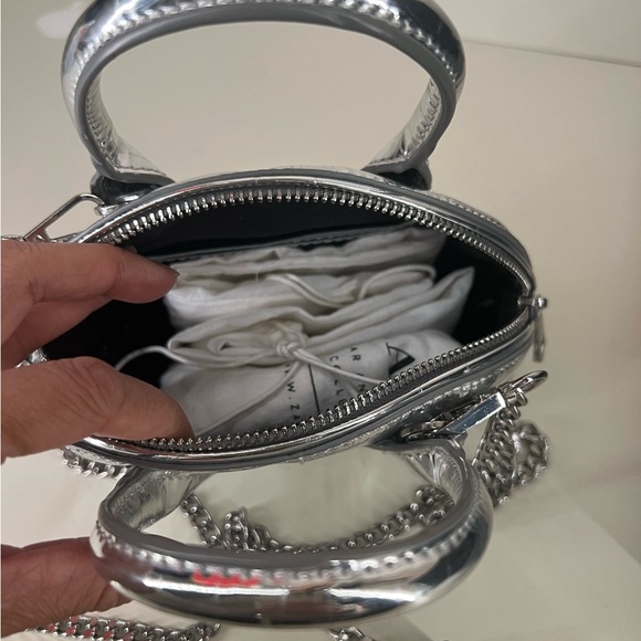 Zara Mini Metallic Bag with Detachable Straps - Picture 4 of 8